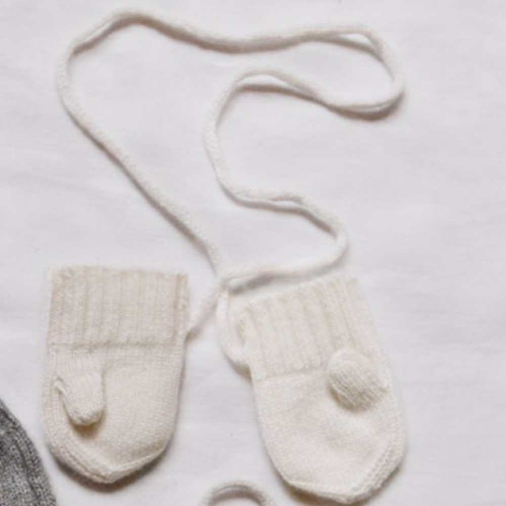 Makie cashmere baby mittens